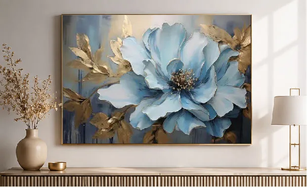 Fleur Bleu ciel