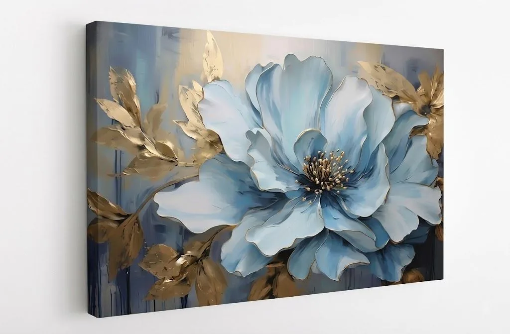 Fleur Bleu ciel