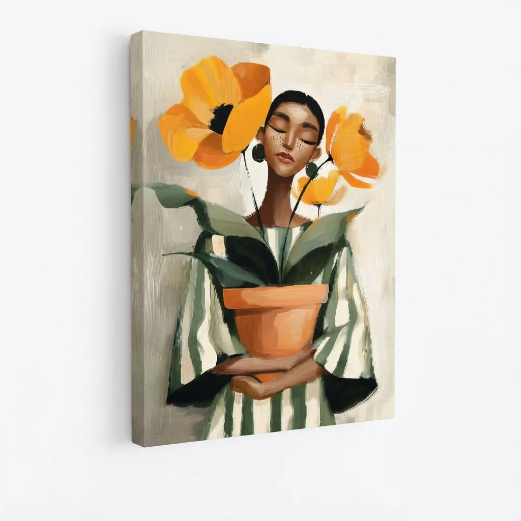 La Femme aux Pavots Jaunes