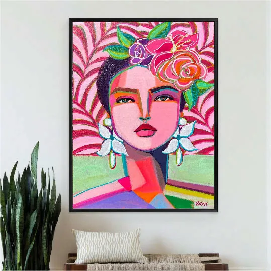 Frida avec Symphonie Florale et Bijoux Vifs
