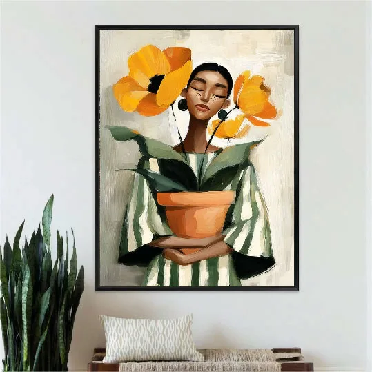 La Femme aux Pavots Jaunes