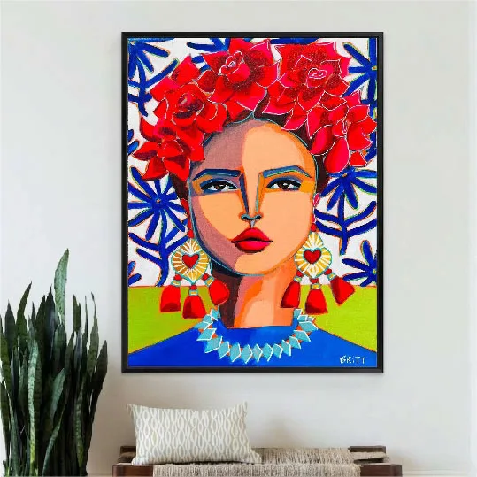 Frida et ses Fleurs Écarlates