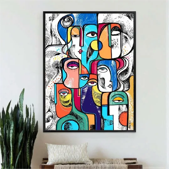 Mosaïque de Visages
